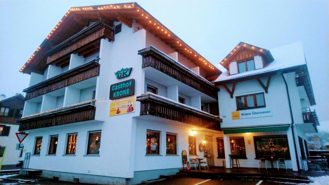 Gasthaus Krone Ubersaxen 外观 照片