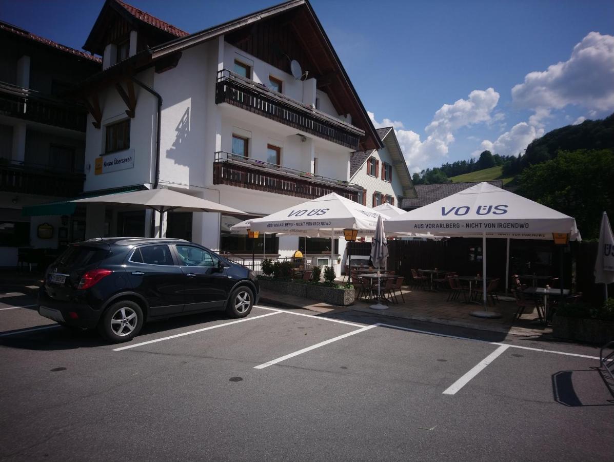 Gasthaus Krone Ubersaxen 外观 照片